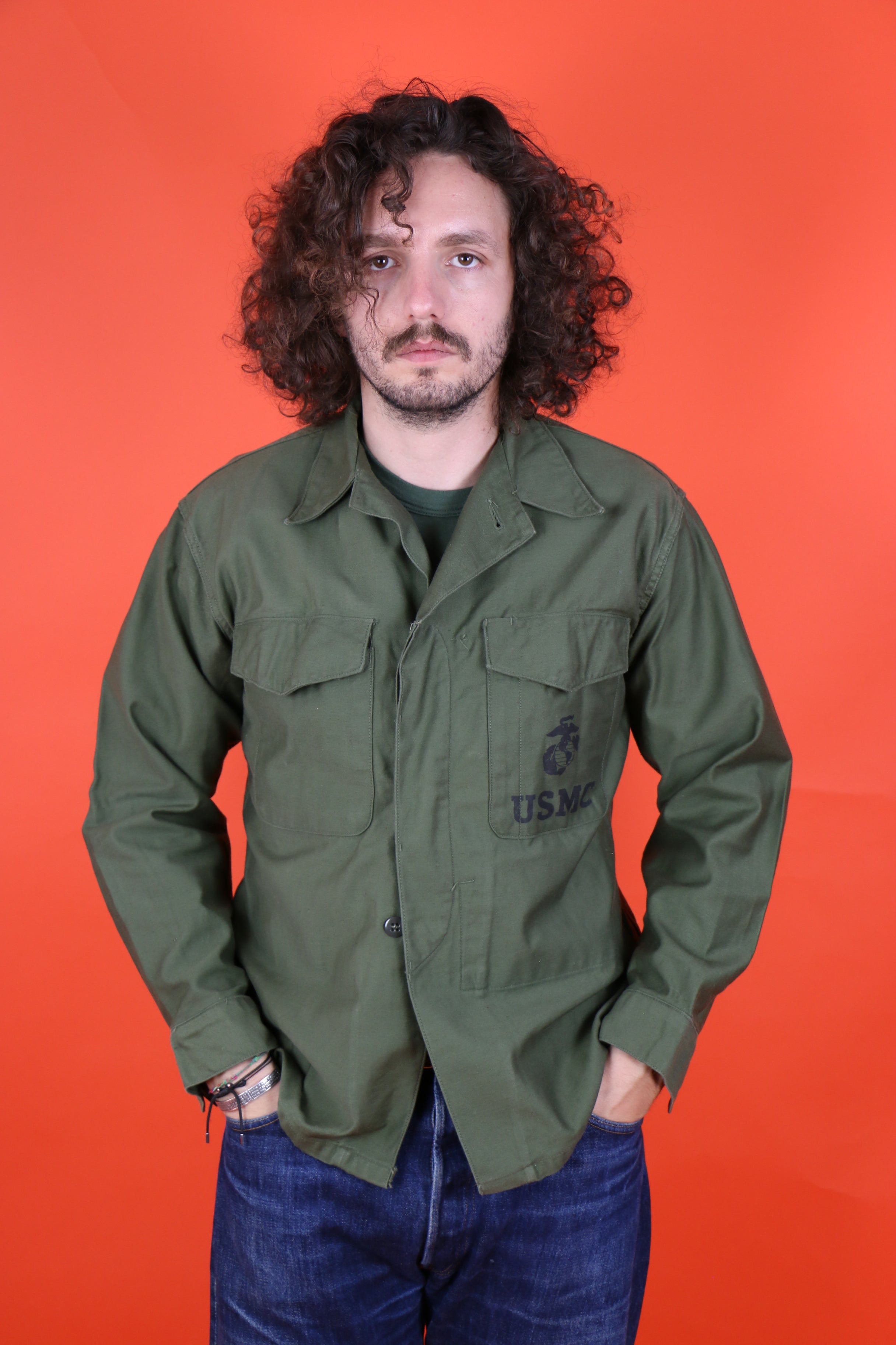 USMC P-57 Utility Uniform Jacket ~ Vintage Store Clochard92.com