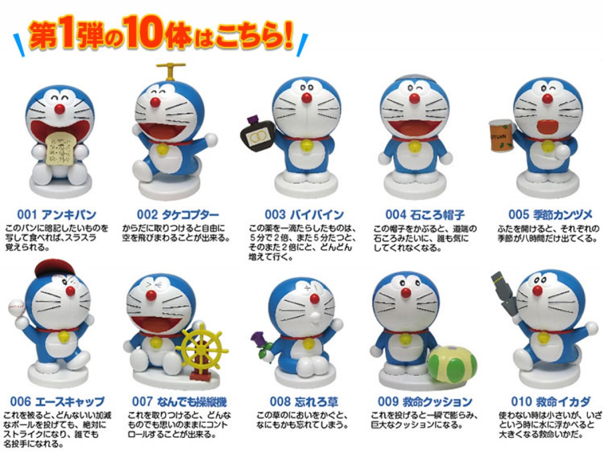 写真）ドラえもんファン必見！ひみつ道具100種を持つドラえもん100体が