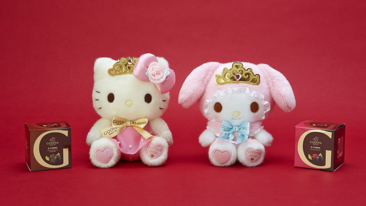 キティ＆マイメロ、「ゴディバ」とコラボ！ バレンタイン向けギフトに