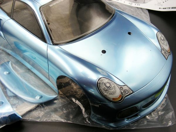 HPI 1/10 7435 PORSCHE 911 TURBO Painted & Trimmed 200mm Body Set