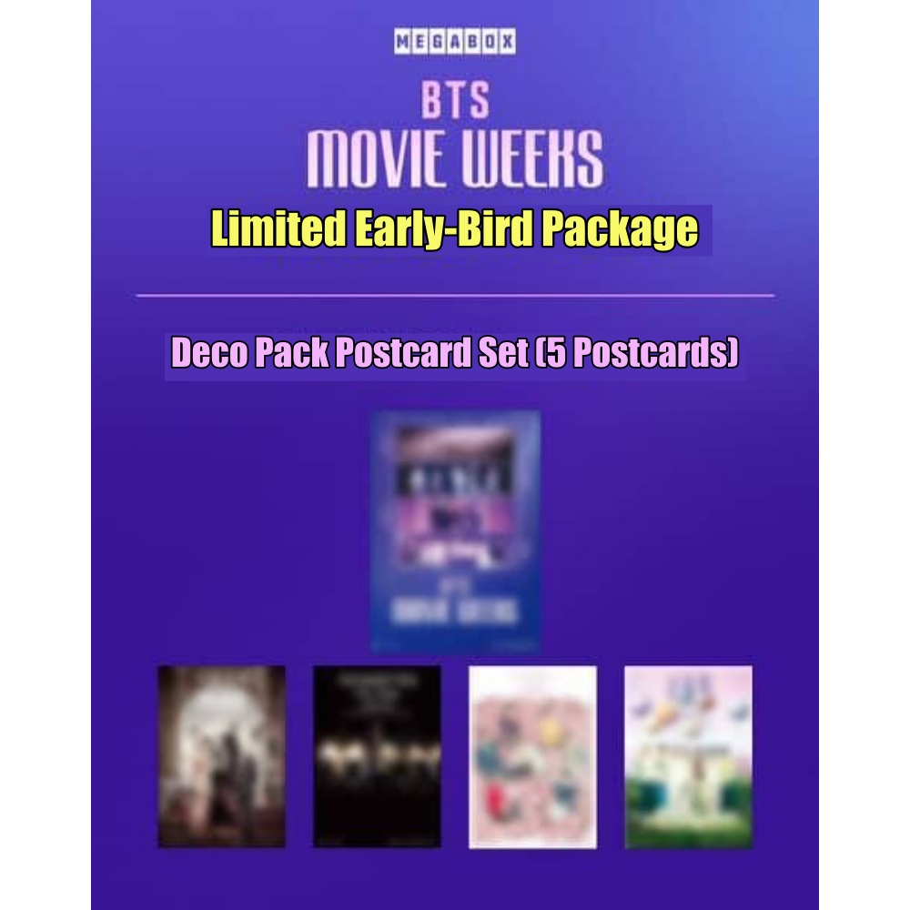 BTS MOVIE WEEKS MEGABOX Limited Early-Bird Package (Deco Pack
