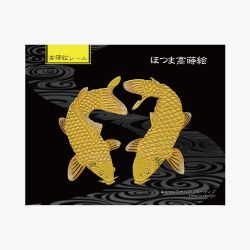 蒔絵シール 鯉 top of 青砥屋