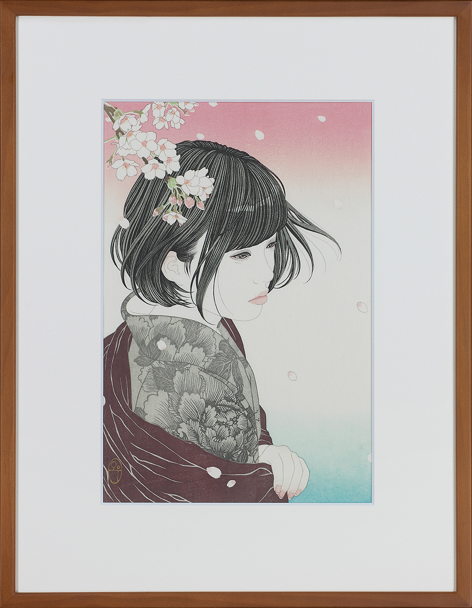 花ざかり | 宮﨑優 | アダチ版画 現代の浮世絵