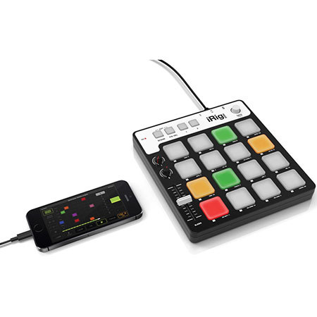IK Multimedia iRig Pads MIDI Pad Controller for iOS, Android, Mac