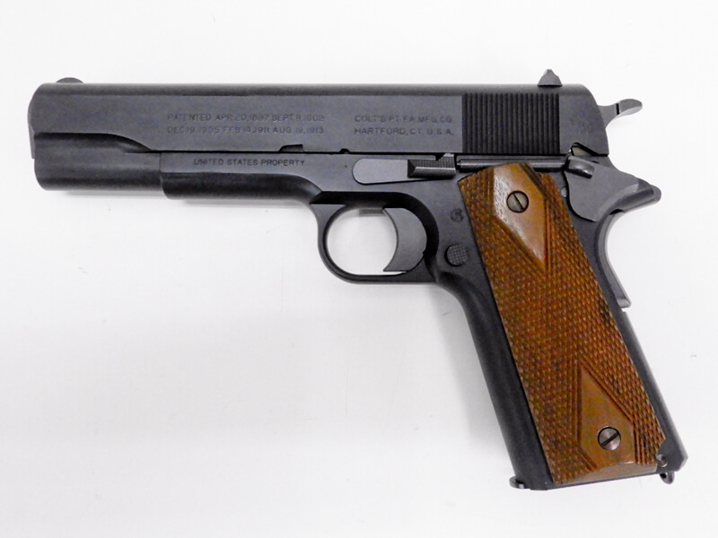 WA] コルト M1911 カーボンブラック HW チャンバーカスタム (中古)の