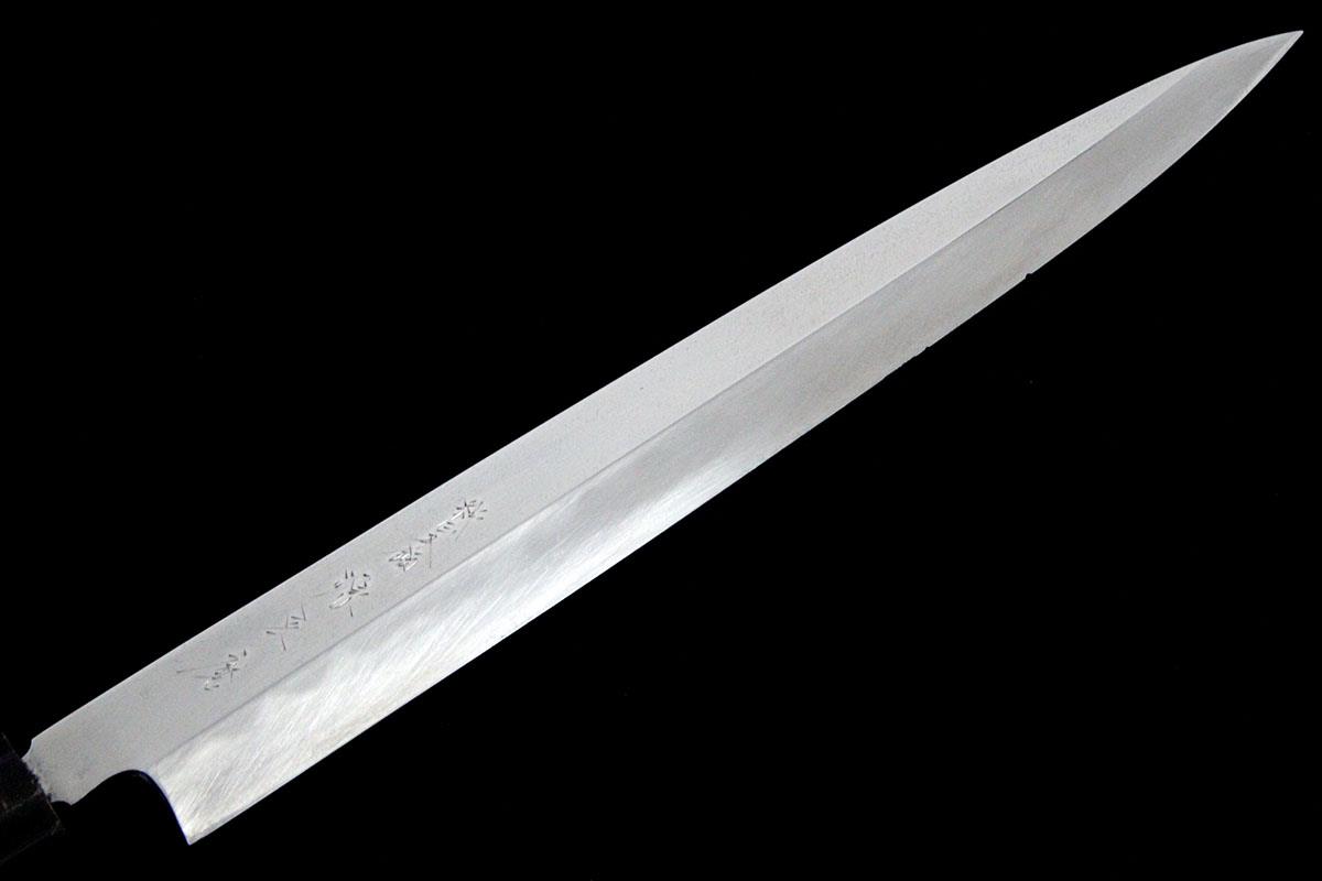 柳刃包丁 本焼 尺一 純日本鋼 朴柄 白鞘付 KN02-A9462-2L3D | 源玄磨