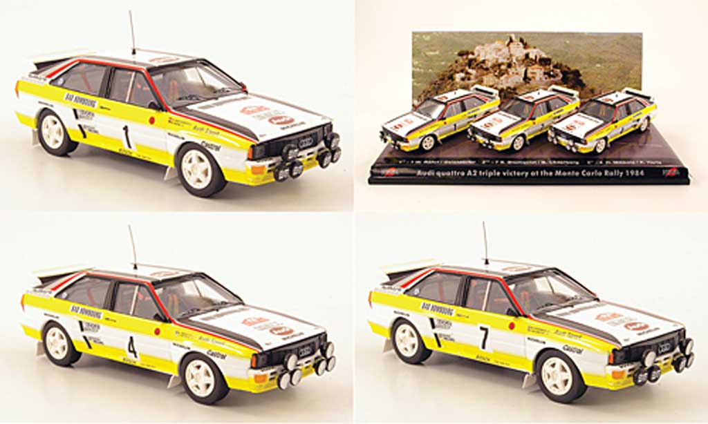 Diecast model cars Audi Quattro 1/43 Trofeu 3er-Set: A2