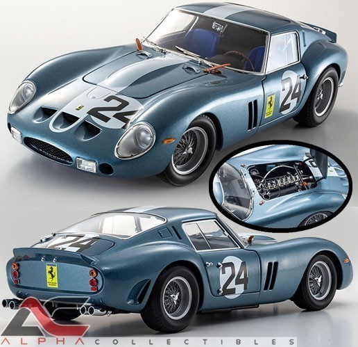 FERRARI　250LEMANS 1/18スケール Kyosho 1:18 Ferrari 250 GTO #19 2nd (Winner GT3.0 class) 24h Le