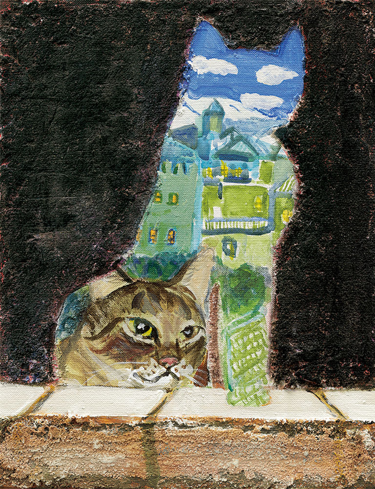 久下貴史 絵画 (版画/キャンバスジクレー) たそがれ時のグラナダに
