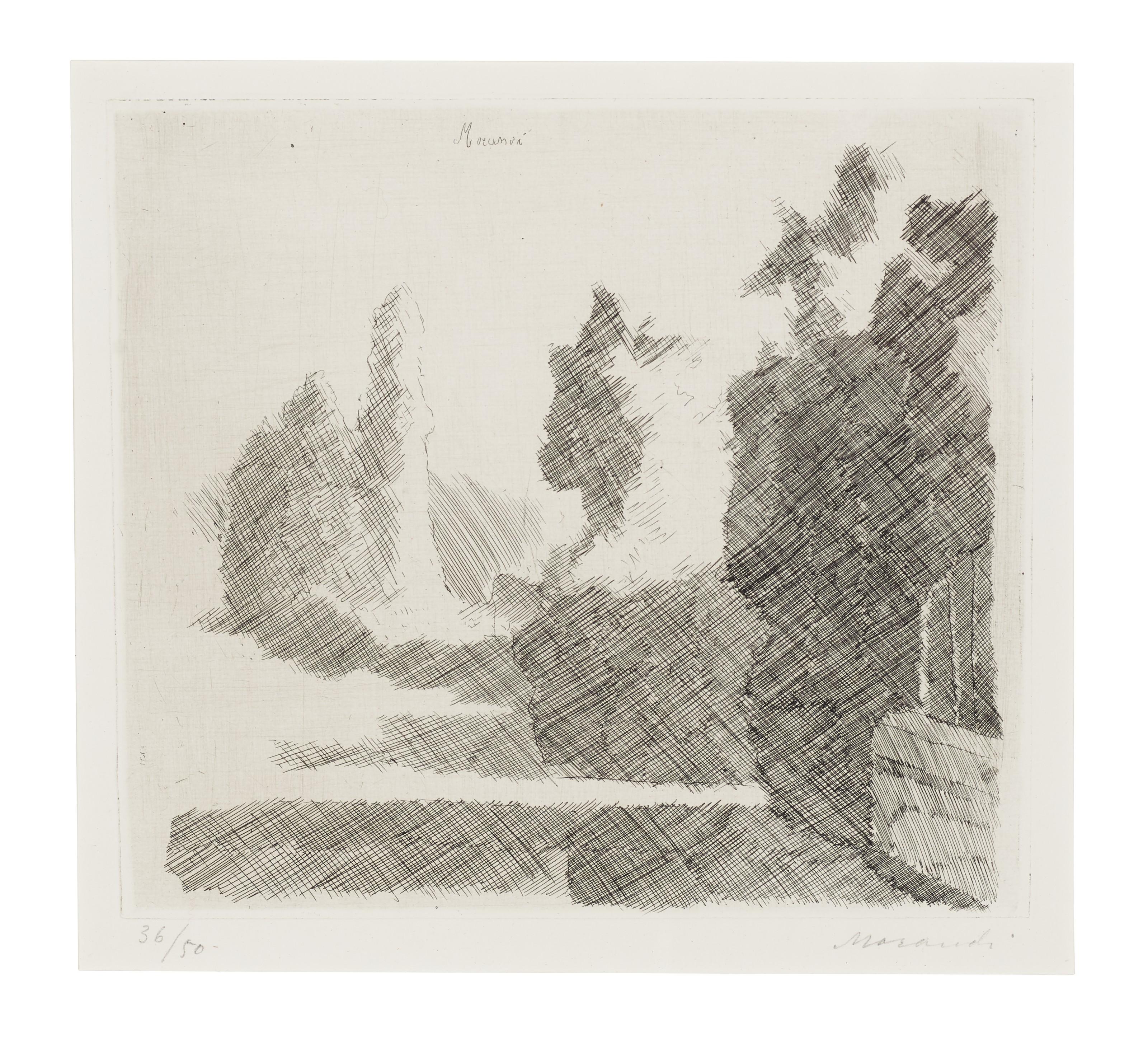 絵画 Giorgio Morandi, Paesaggio, 1935 - 1936 絵画 Giorgio Morandi