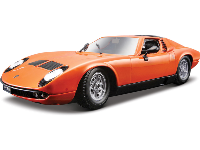 Bburago 1:18 Lamborghini Miura 1968 orange - Metal model (BB18