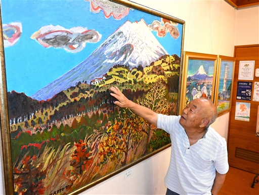 臨場感ある水彩や油彩画並ぶ 菊川市の岡本さん、御前崎で作品展｜静岡