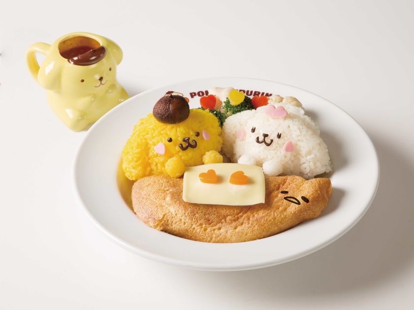 ポムポムプリンカフェ 横浜・名古屋＞ ぐでたまこたつに入ったプリンと