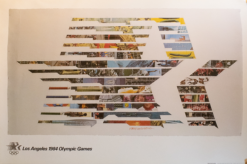 1984 Los Angels Summer Olympic Poster / Robert Rauschenberg