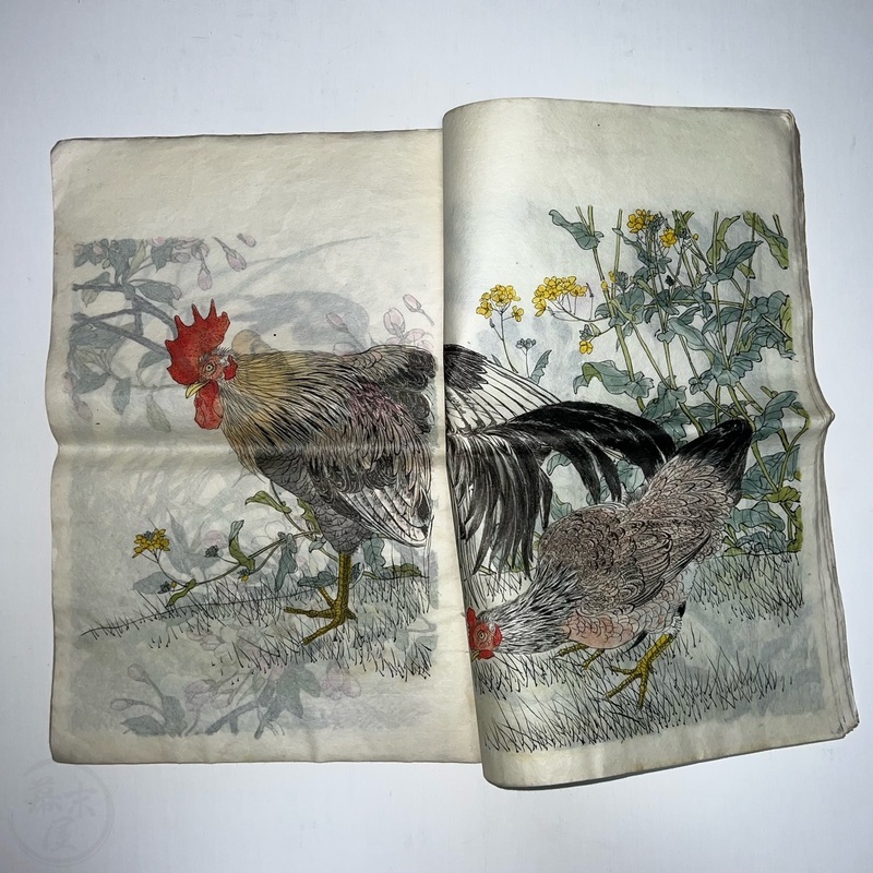 幕末屋 • 景年花鳥画譜 今尾景年画 写本 2冊 (日本の写本 ) • 希少な本