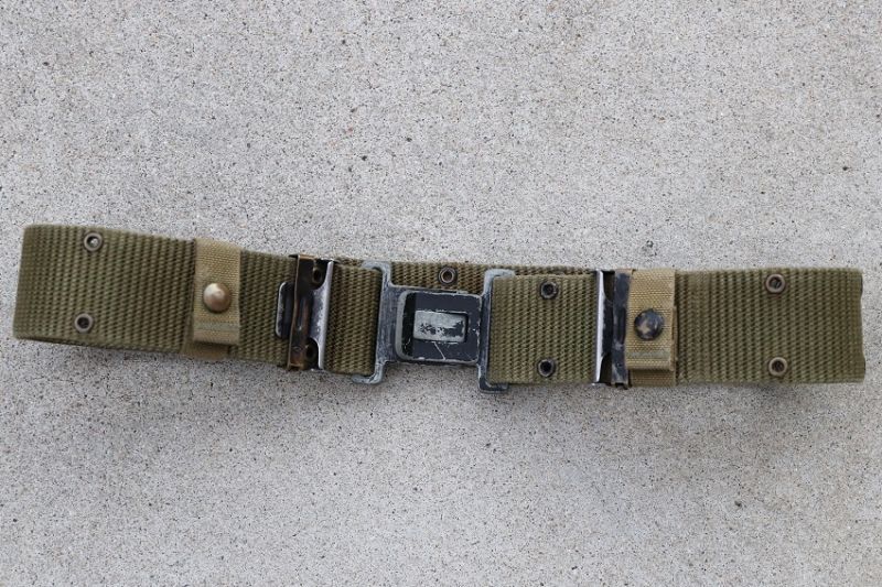 米軍ALICE LC-2ピストルベルトMEDIUMバックル塗装品 - ミリタリー