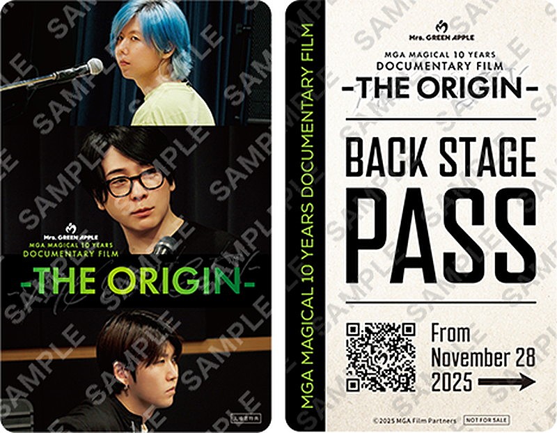 Mrs. GREEN APPLE、ライブ＆ドキュメンタリー映画の入場者プレゼントが