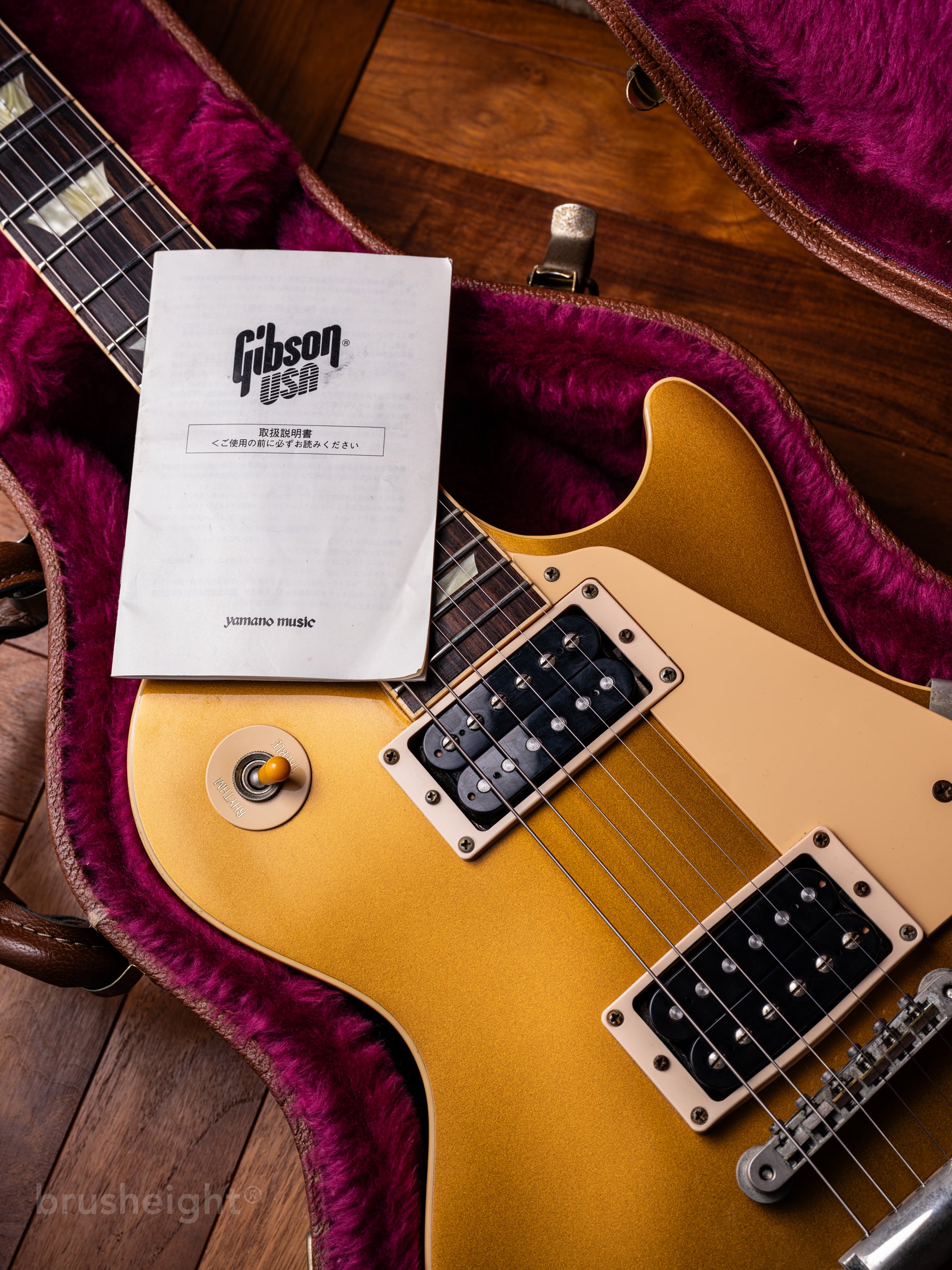 Gibson USA 1960 Les Paul Classic Gold Top 1998's – brusheight