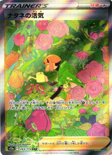 ポケカ】ナタネの活気【SAR】S12a 243/172ポケモンカードゲーム