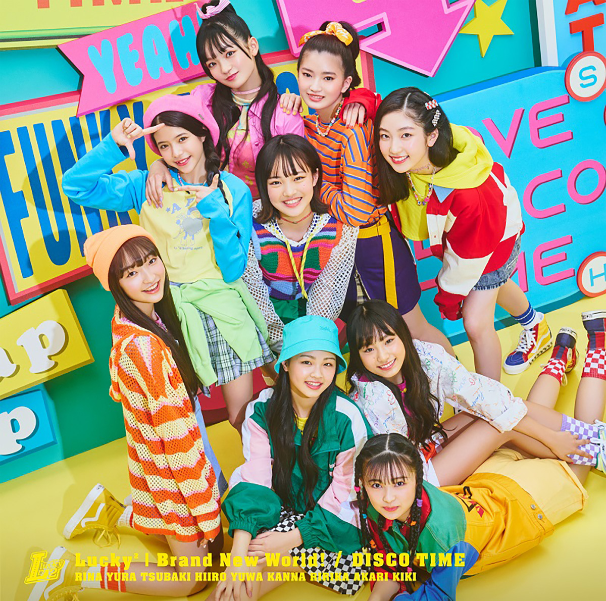 Lucky²、9名体制初となるEP「Brand New World! / DISCO TIME」の