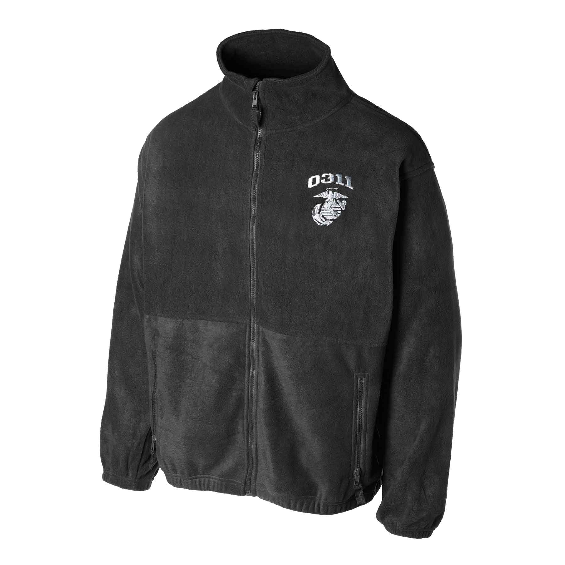Marine Corps MOS Embroidered Fleece Full Zip | Custom USMC Apparel