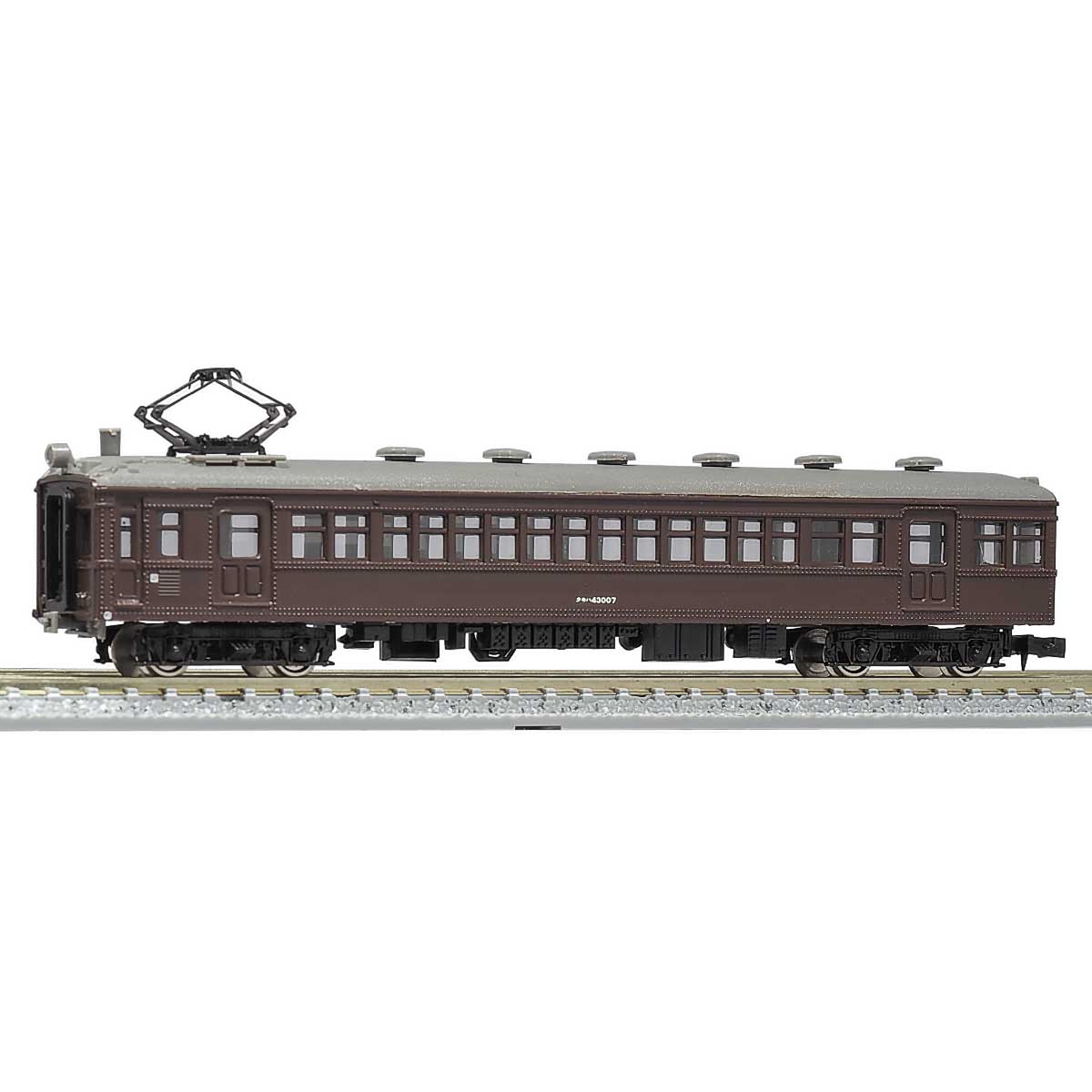 13003＞着色済み クモハ43形制御電動車（茶色）｜エコノミーキット｜N