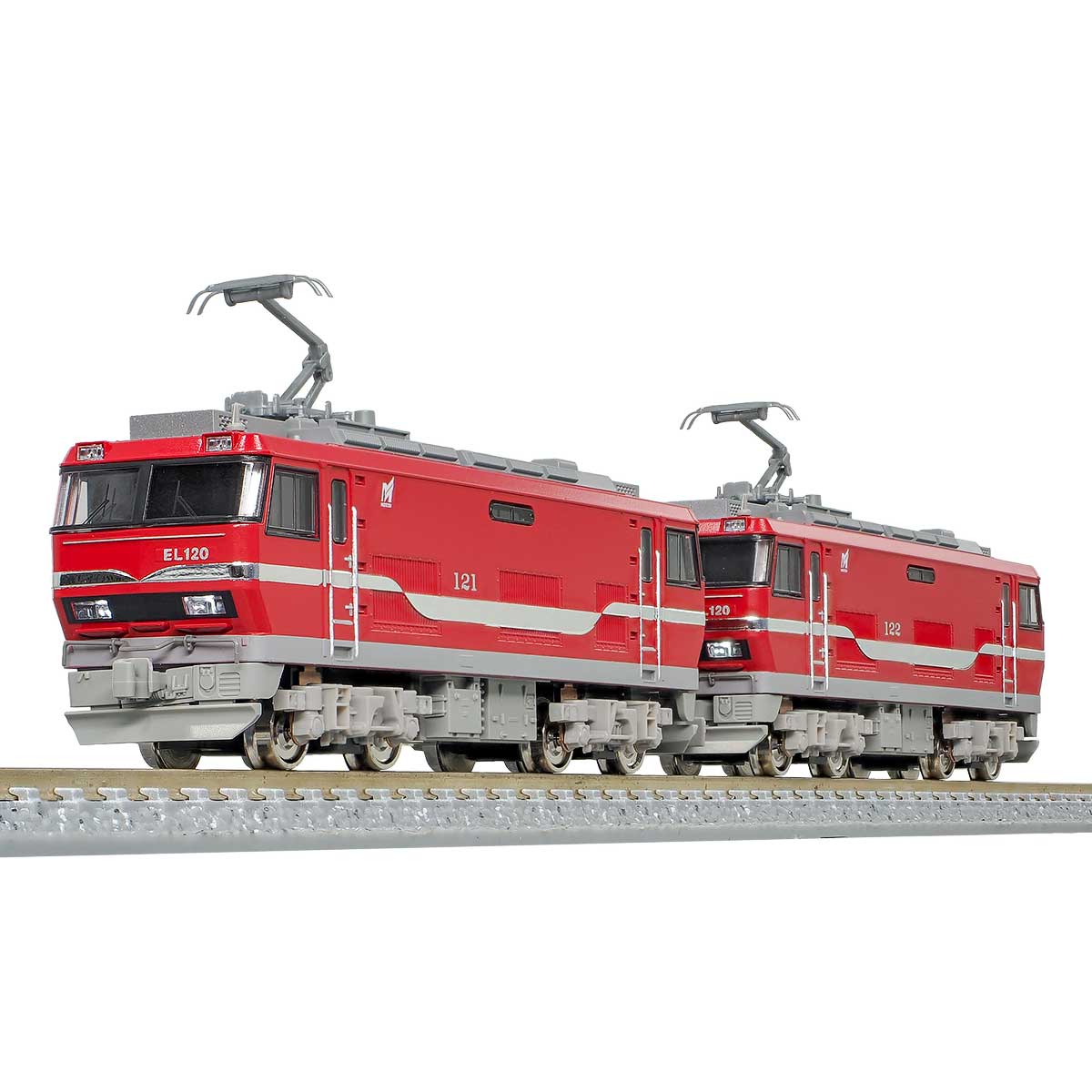 31910＞名鉄EL120形電気機関車 2両（T＋T）セット（動力無し）｜N