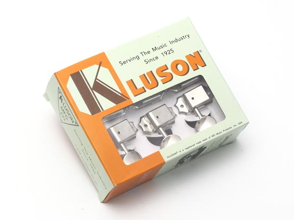 KLUSON DELUXE クルーソン メタルノブペグ 3：3 ニッケル J-45 Style