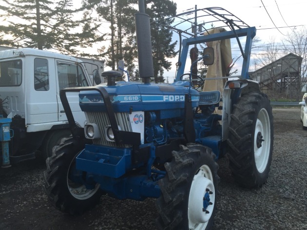 中古FORD(フォード)4WDトラクター＋ビコン草刈り4連ディスクモア販売
