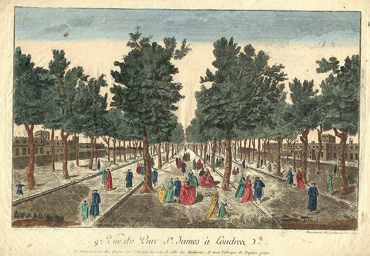 Vue du Parc St. James á Londrea | VUE D'OPTIQUE