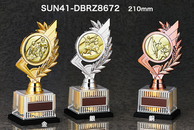 メダル交換優勝トロフィー】メダル交換型金属製トロフィー BRZ4672