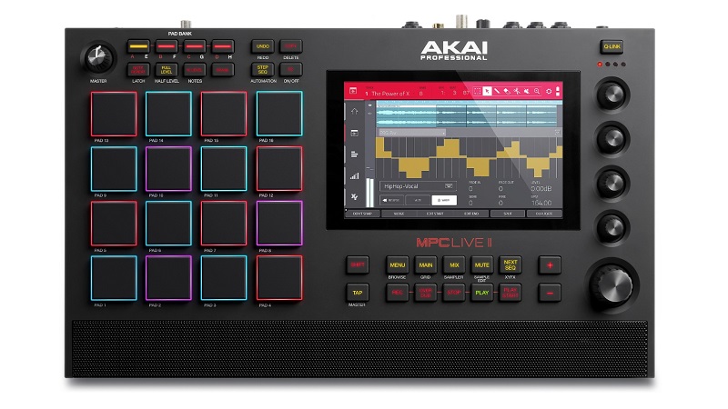 AKAI Professional／MPC Live II】モニター・スピーカー搭載のスタンド