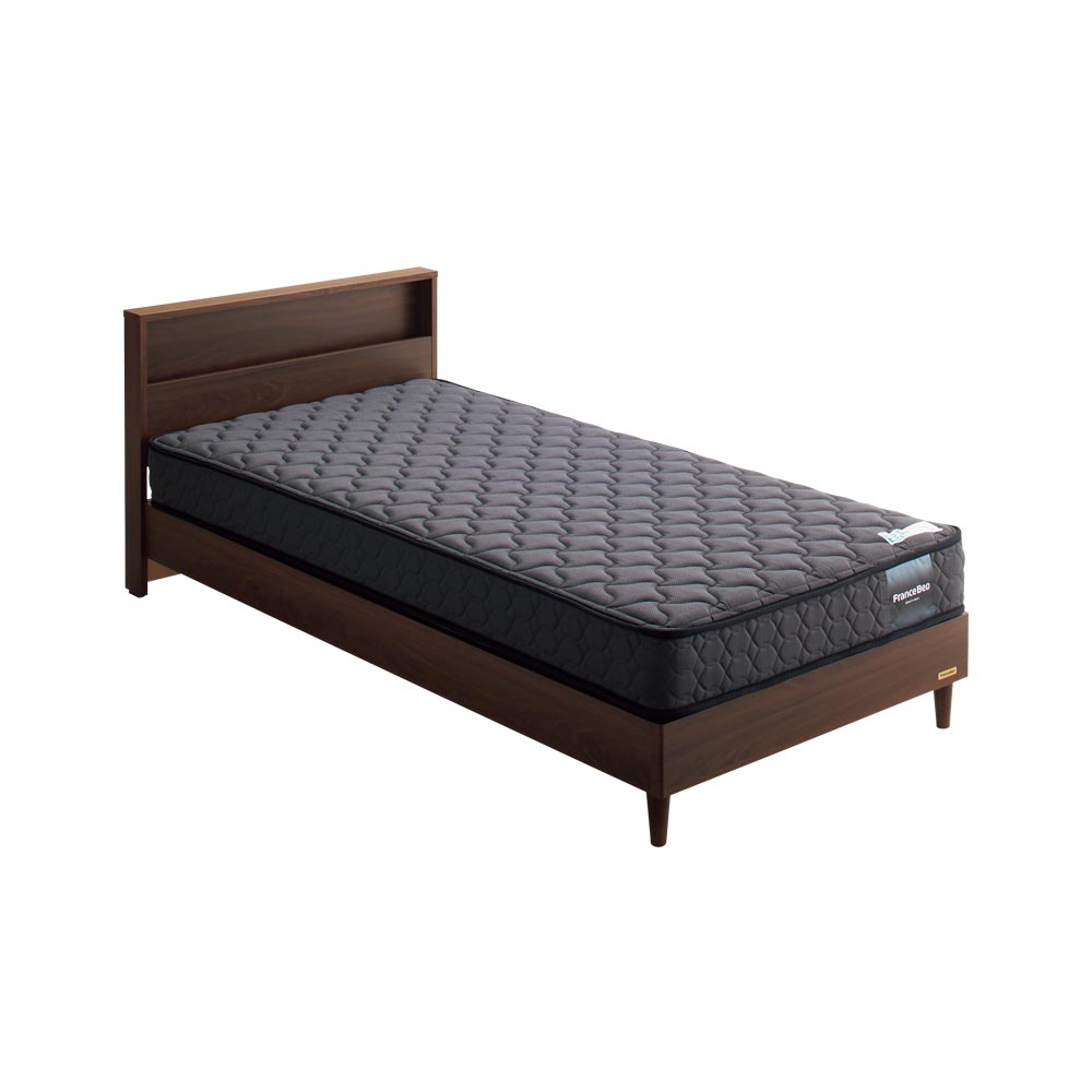 ≪セミダブル≫France Bed/フランス ベッド LED照明マットレス付ベッド