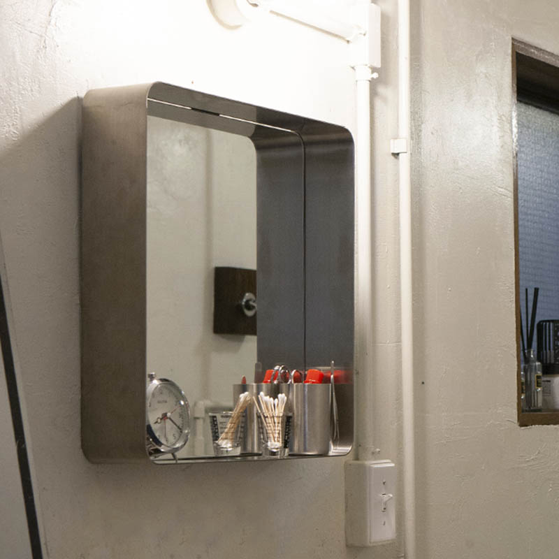 DULTON ONLINE SHOP | MIRROR WITH STEEL FRAME SATIN FINISH(SATIN