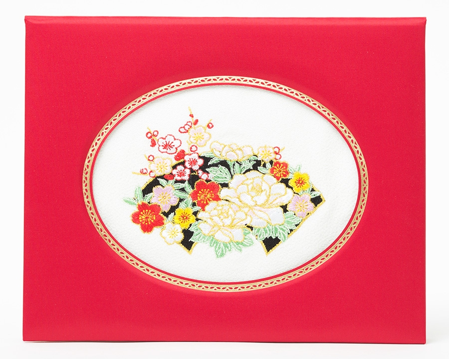 刺繍 彩花［一輪ソープ付］｜祝電の刺繍・押し花を低価格で即日配達