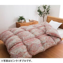 ハンガリー産ダウン85％羽毛掛け布団(シングル150×210cm ピンク): 寝具