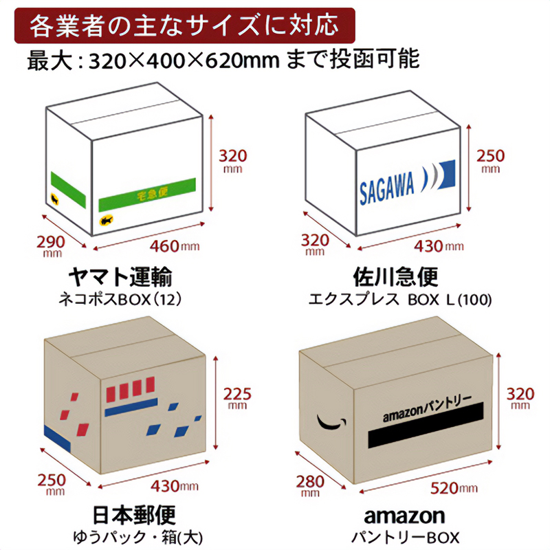 上開き宅配ボックス アイボリーホワイトの激安販売 | 戸建用宅配