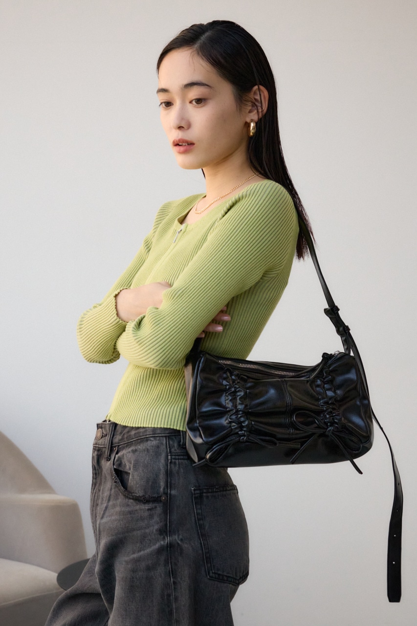 AZUL BY MOUSSY | リボンデザインギャザーショルダーバッグ (すべて