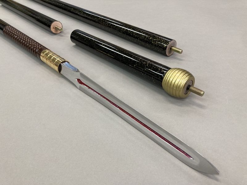 槍 (4本継ぎ) 舞台用 全長約198cm激安で購入！法被と鯉口シャツ