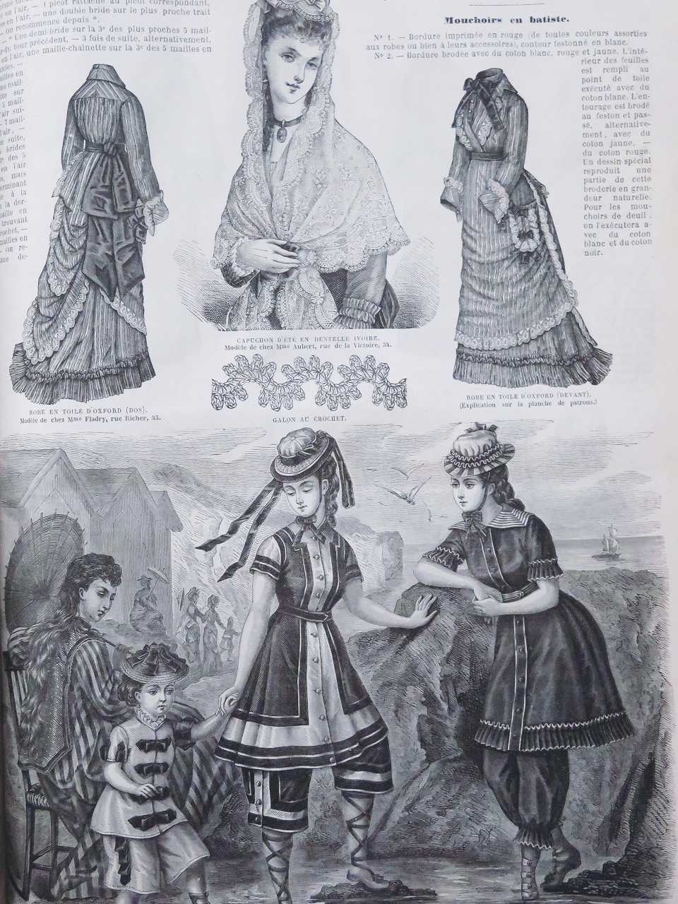 LA MODE ILLUSTREE』 ファッションプレートブック - 薔薇と天使の