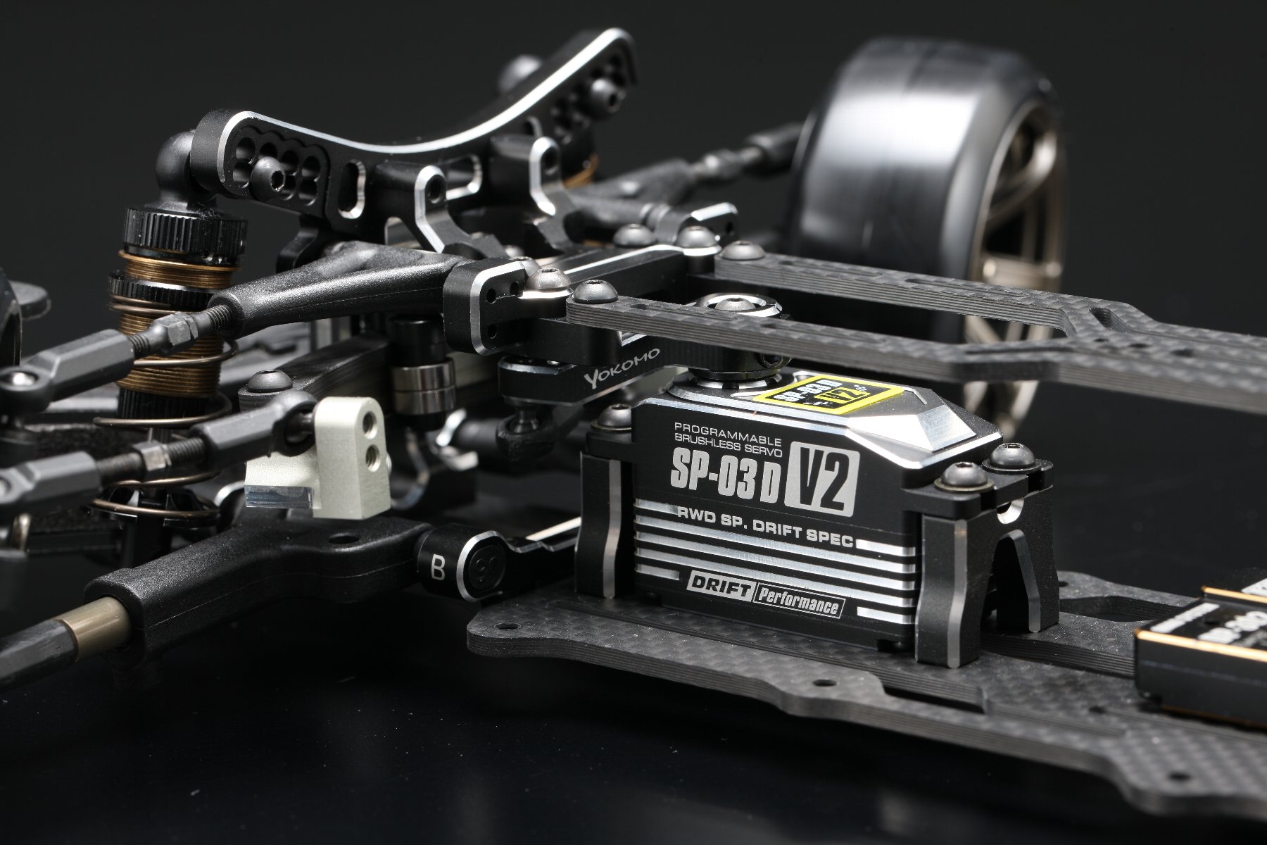 Yokomo - RWD Drift Car Kit YD-2 ZX - (Black) - #DP-YD2ZX - Élite