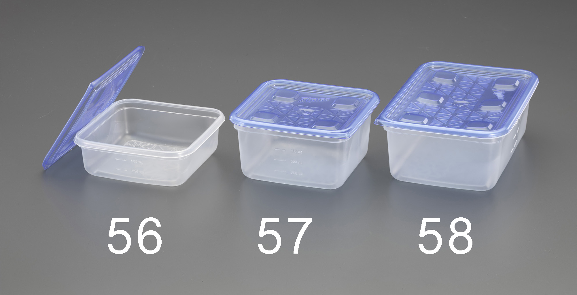 EA508TK-57｜1100ml 密閉保存容器(ｼﾞｯﾌﾟﾛｯｸｺﾝﾃﾅｰ/2個)のページ -