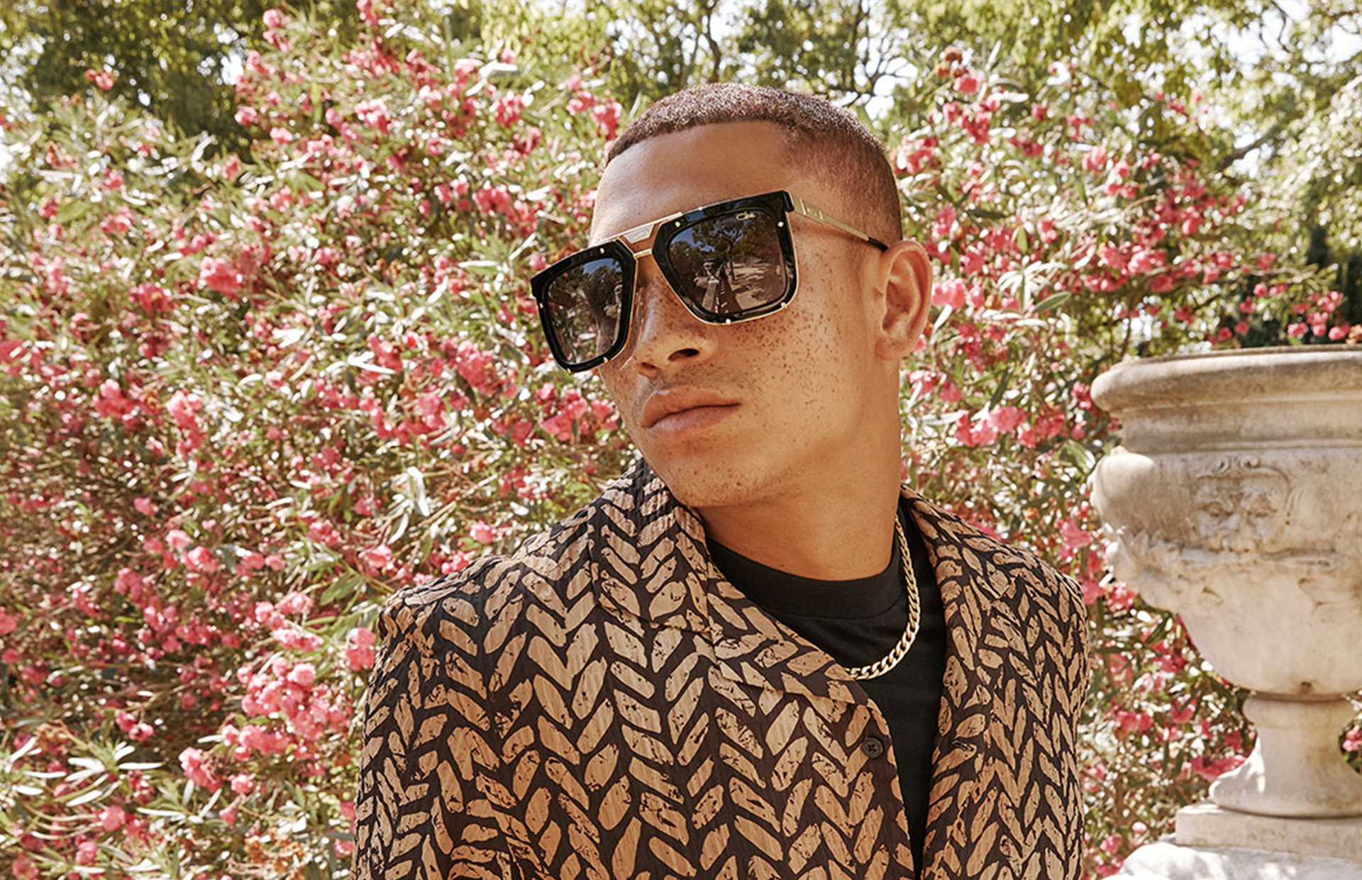 Cazal® 607/3 HipHop Anniversary Square Sunglasses - EuroOptica