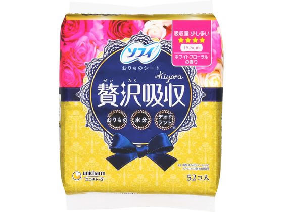 ユニ・チャーム ソフィ 贅沢吸収 ホワイトフローラル 少し多いタイプ