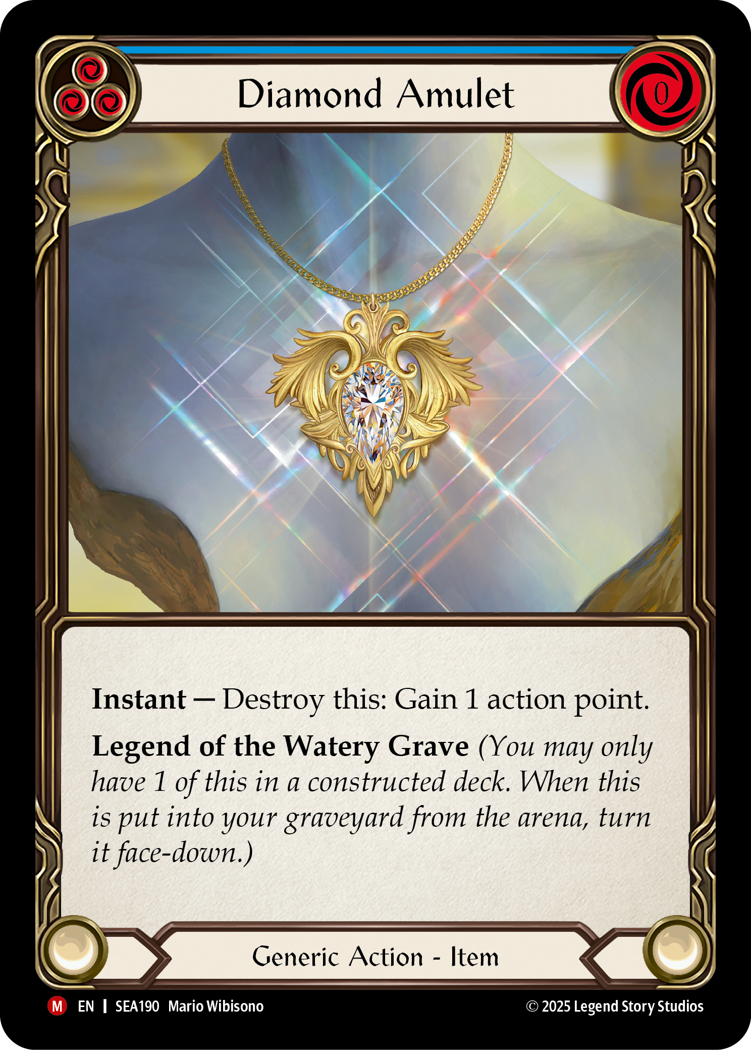 Diamond Amulet - High Seas - Flesh & Blood TCG - FaB Foundry