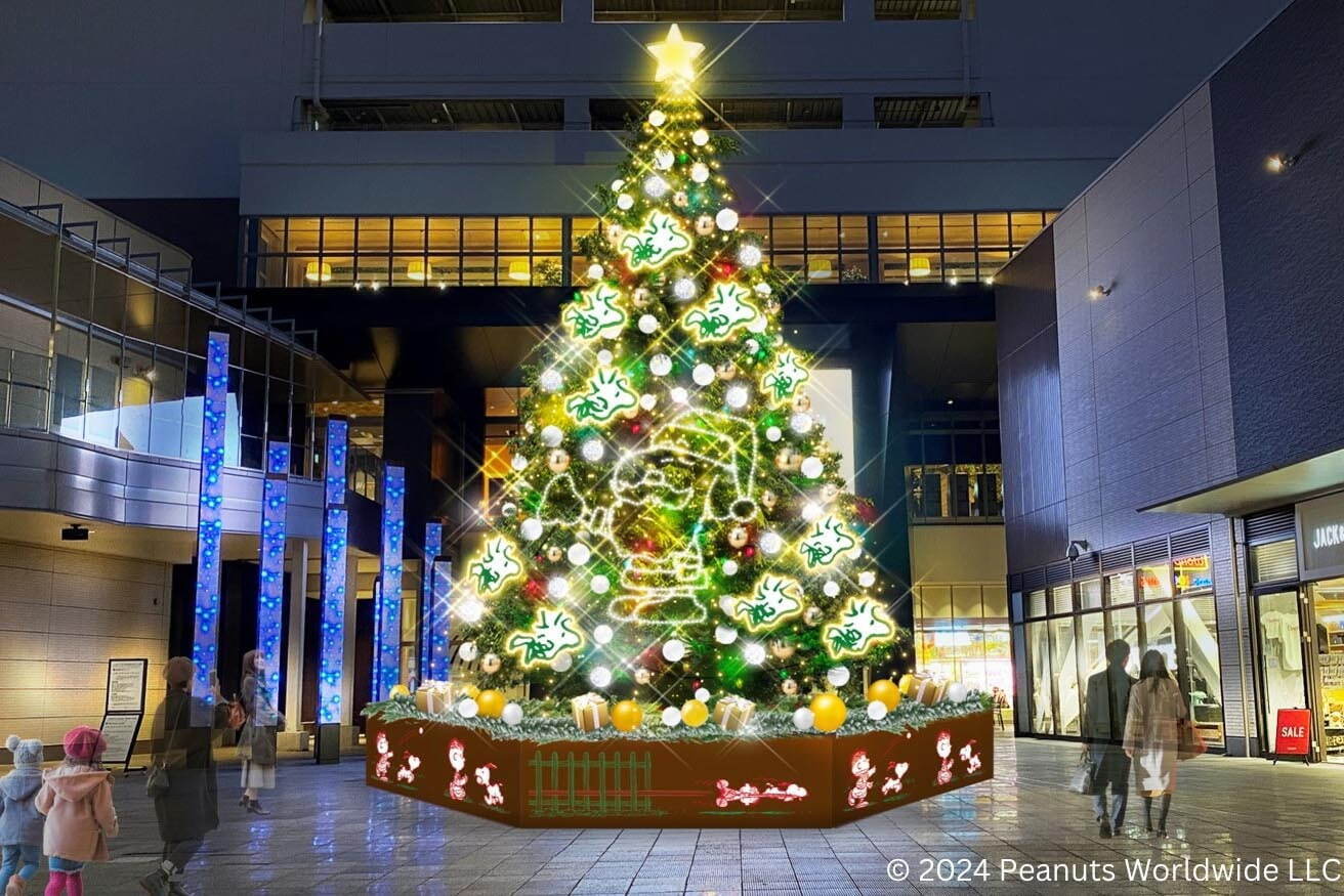 グランベリーパークでスヌーピーのクリスマスイベント2024「ピーナッツ