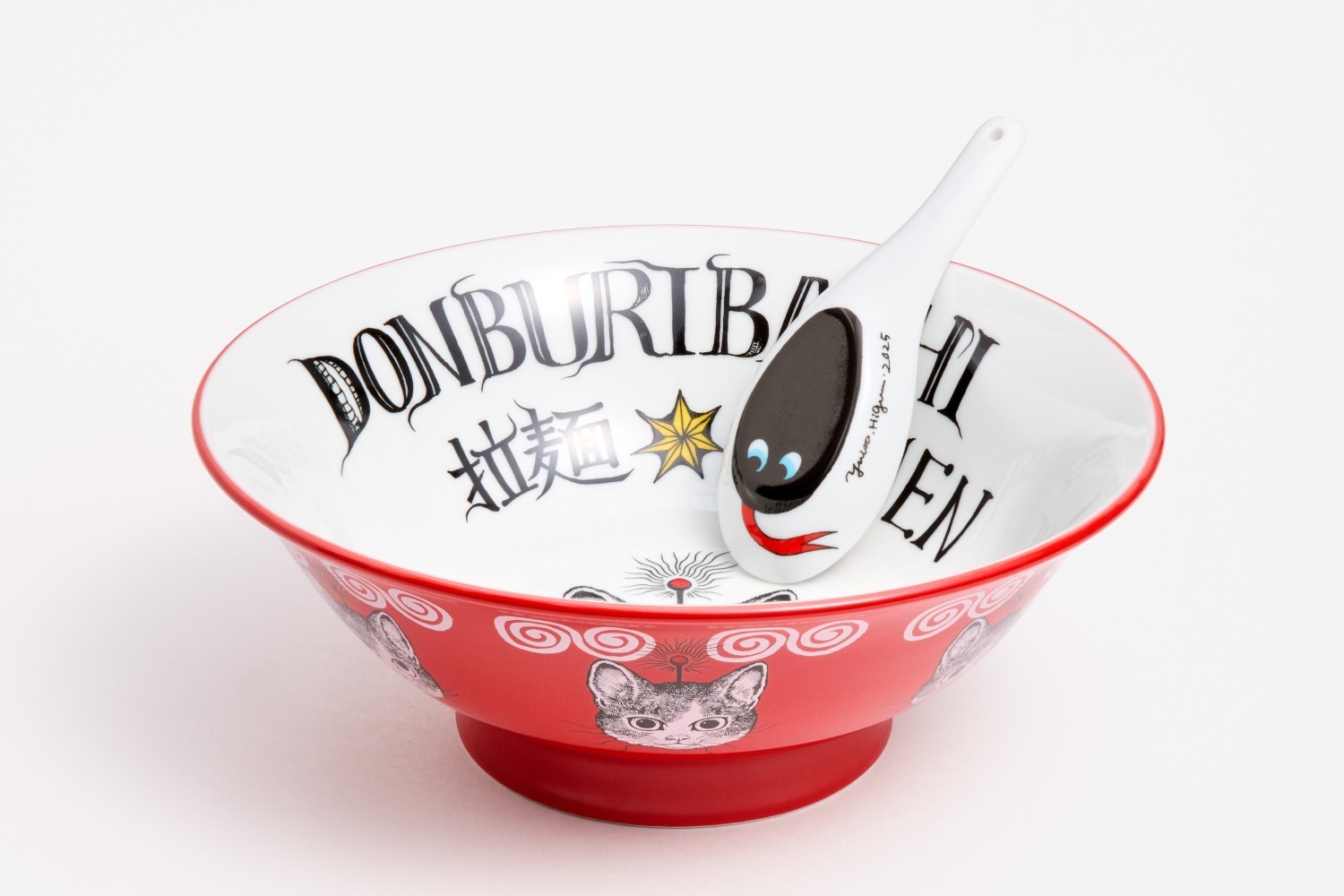 美濃焼“どんぶり”の企画展「ラーメンどんぶり展」ヒグチユウコや横尾