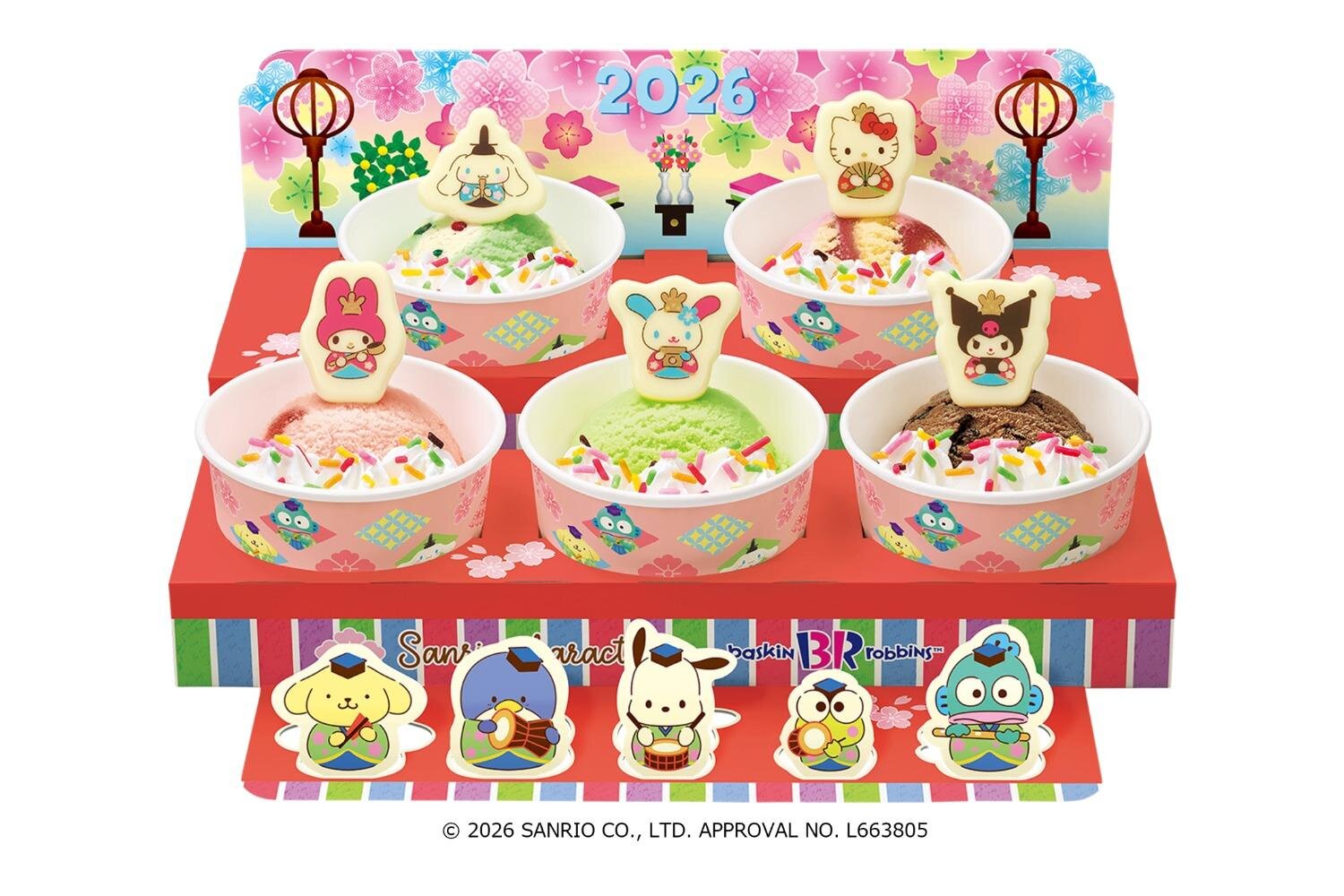サーティワン アイスクリーム×ラブラリー バイ フェイラー、アイス型