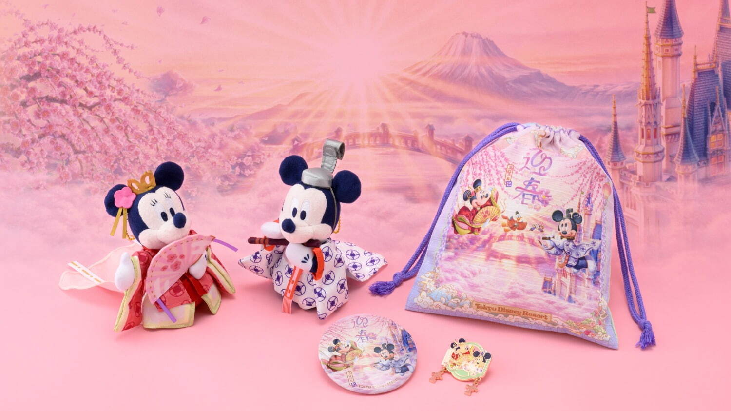東京ディズニーリゾートのお正月2025」和服ミッキーマウスの新年