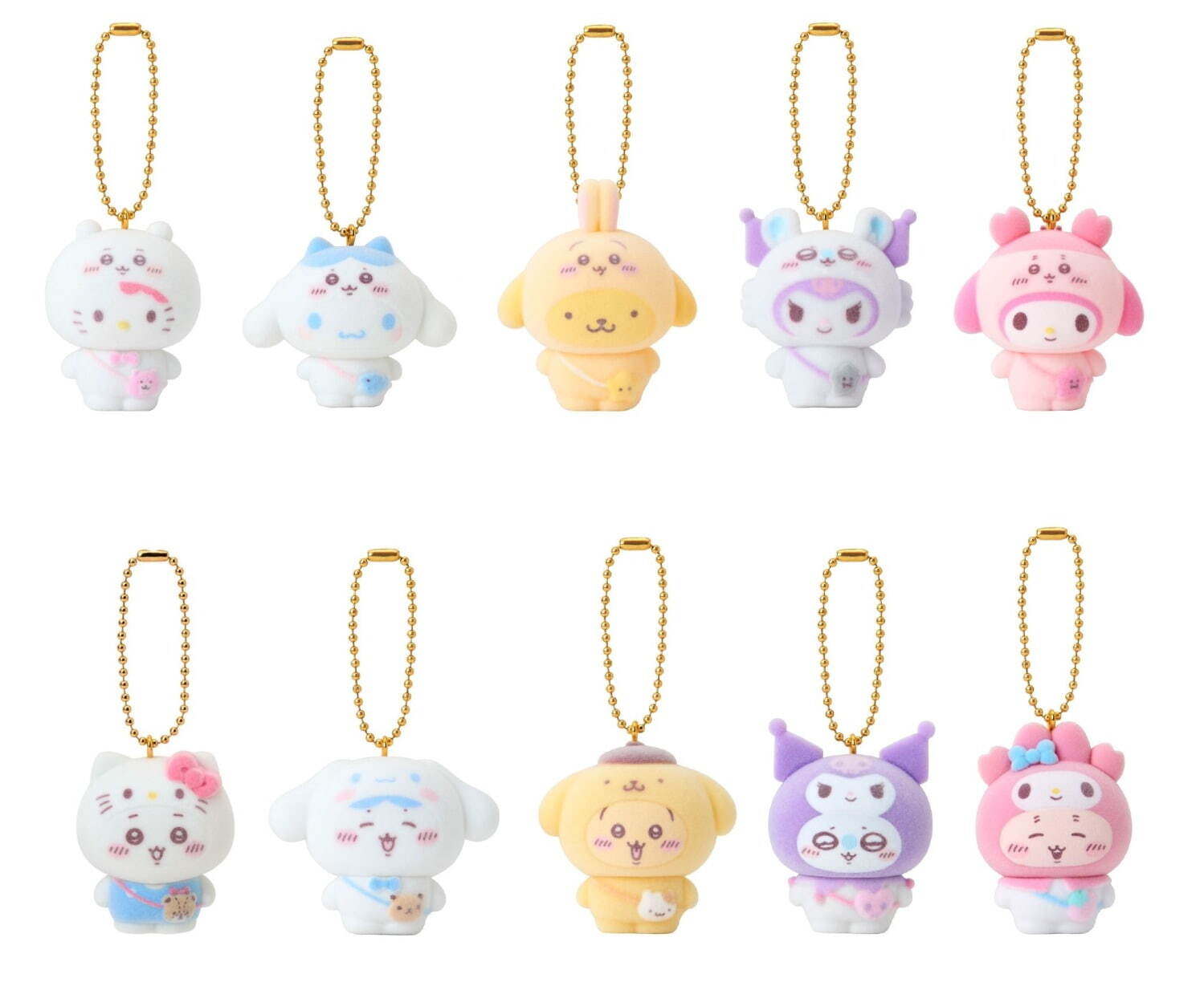 ちいかわ×サンリオキャラクターズ」ハチワレのシナモロール“なりきり